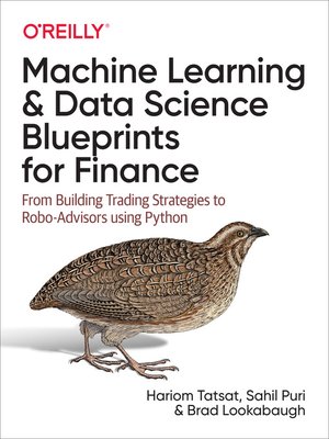 cover image of Machine Learning and Data Science Blueprints for Finance